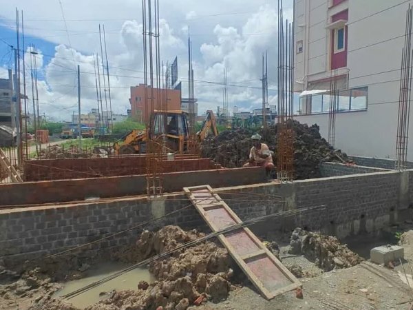 New Construction With Material